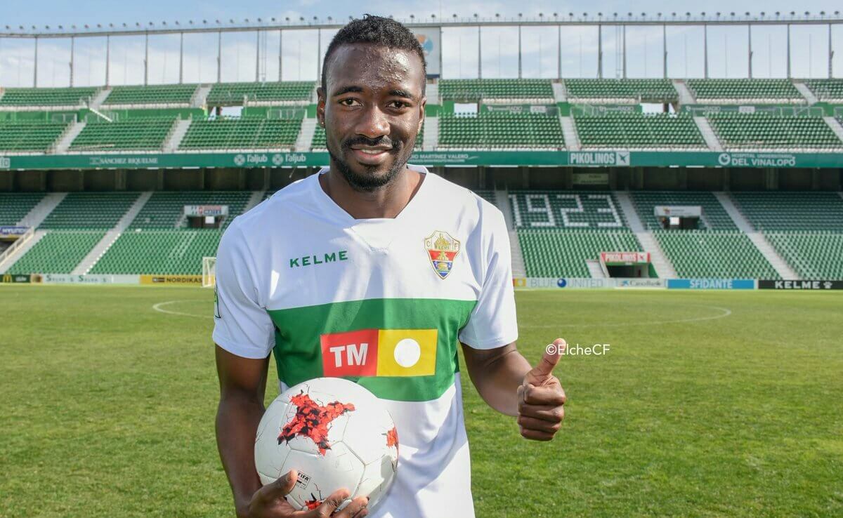 Neyder Lozano durante su presentación con el Elche / Sonia Arcos - Elche C.F. Oficial