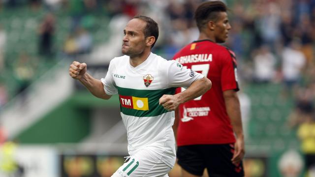 Nino celebra un gol al Nàstic de Tarragona / LFP