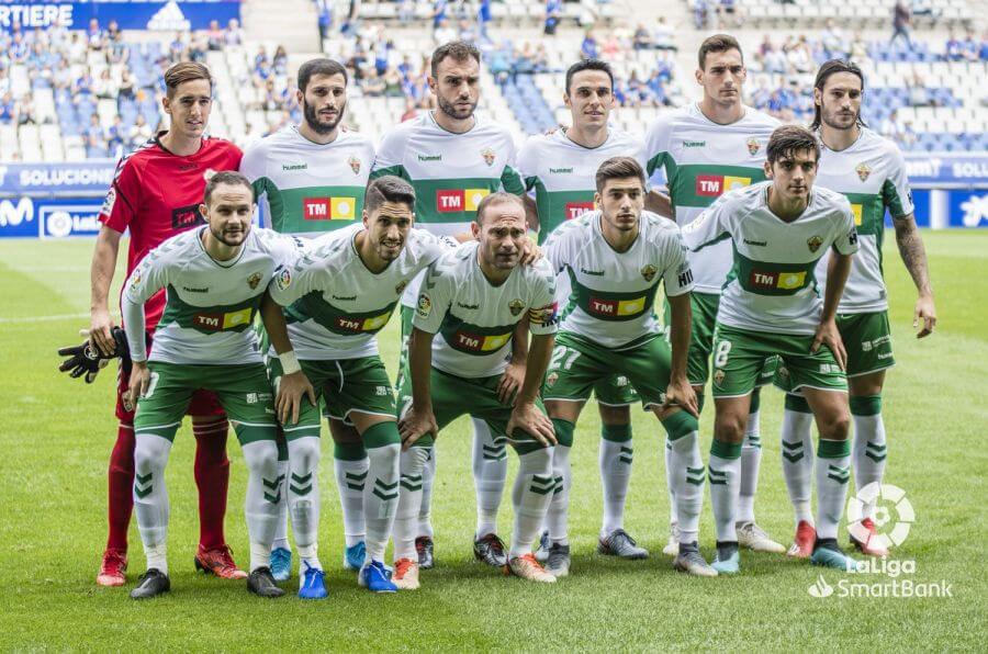 Once titular del Elche ante el Real Oviedo en el Nuevo Carlos Tartiere / LFP