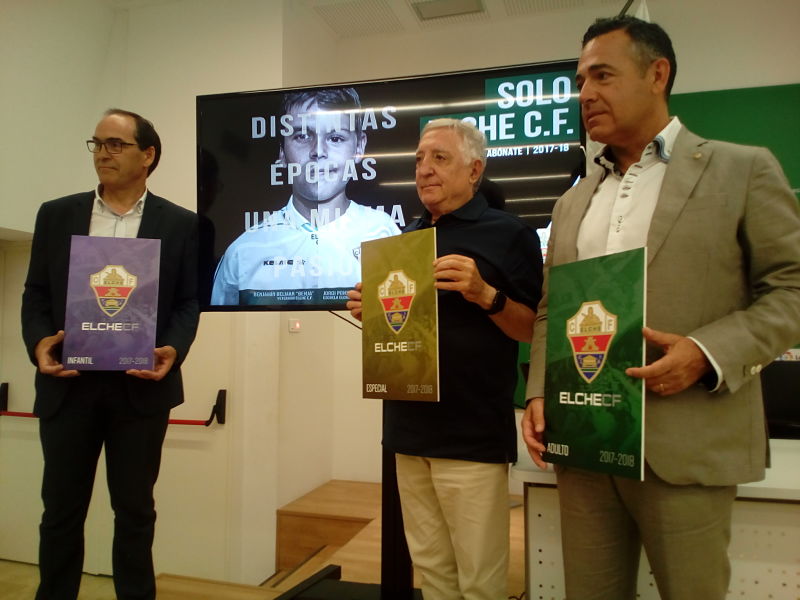 Presentación de la campaña de abonos del Elche C.F. 17-18