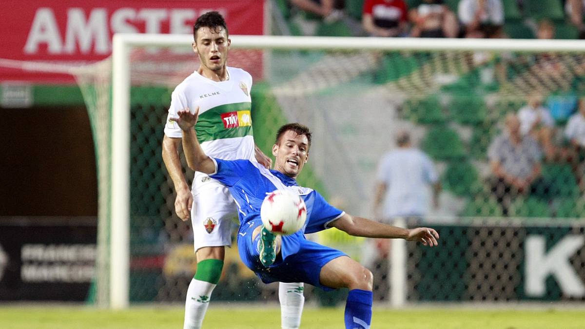 Primi durante un partido con el Elche en la temporada 17-18 / As.com