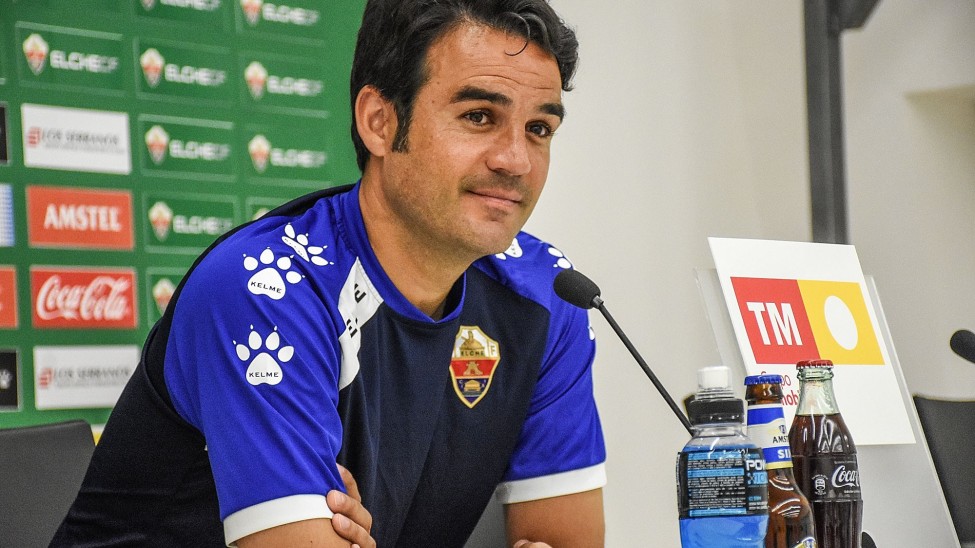 Alberto Toril en sala de prensa / Elche CF