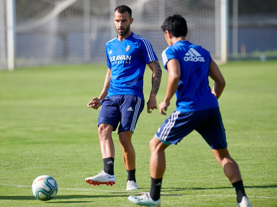 Entrenamiento del Real Zaragoza durante el mes de julio de 2020 / Real Zaragoza Oficial